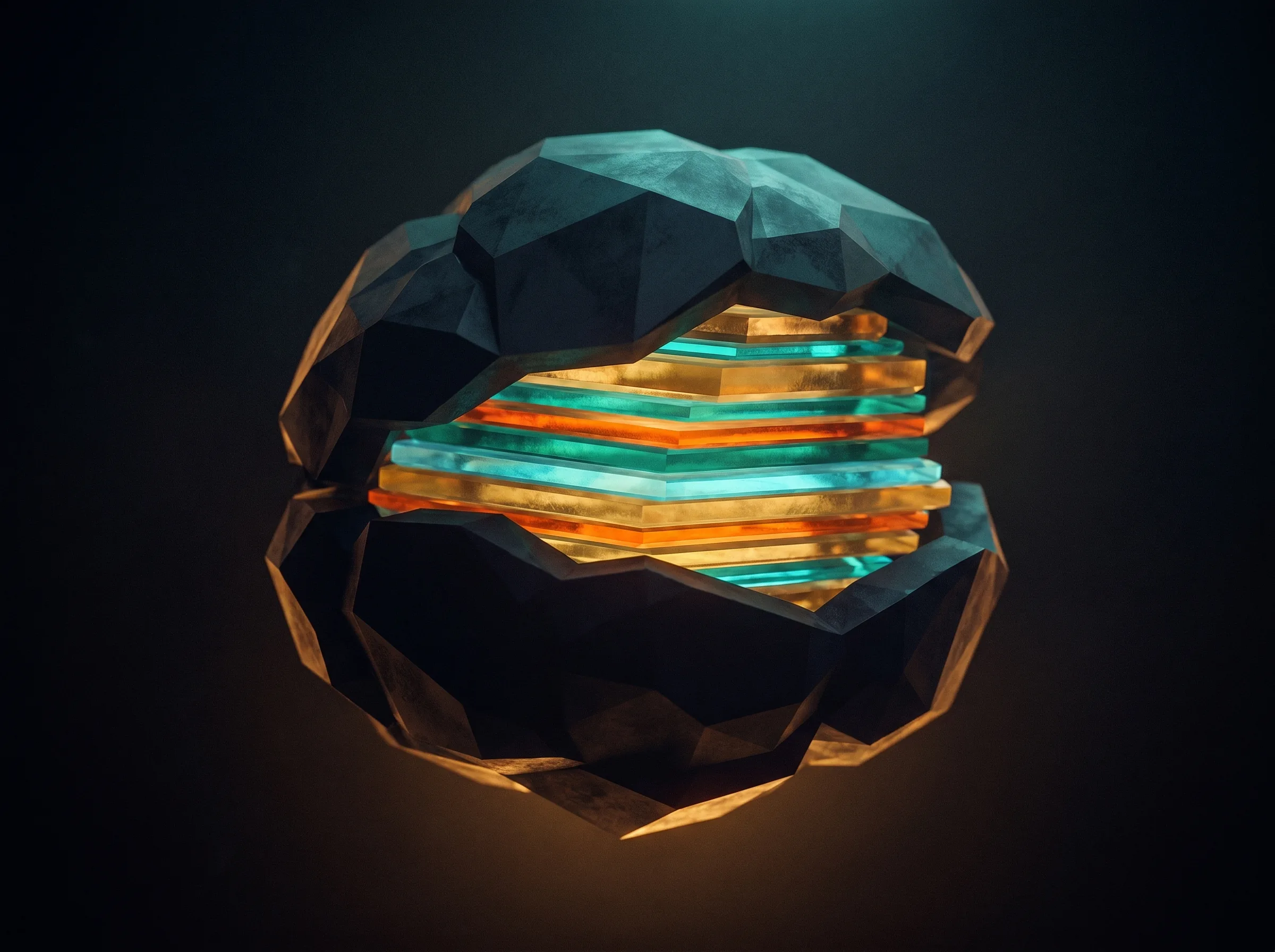 3D holographic analytics dashboard